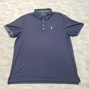 William Murray Polo Shirt Mens XL Blue Short Sleeve Golf Casual